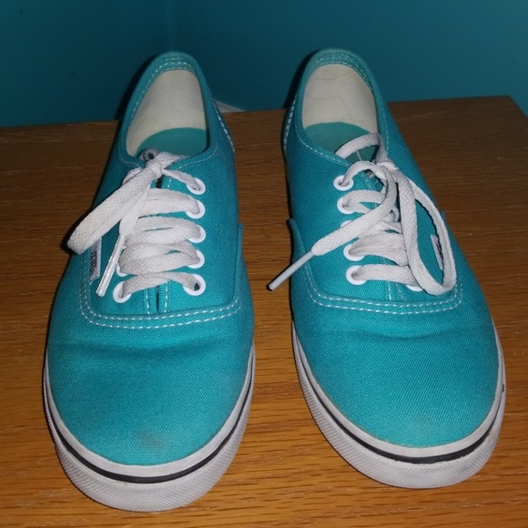 Vans Shoes - Turquoise blue Van's size 5.5 Vans Shoes - Turquoise blue Van's size 5.5